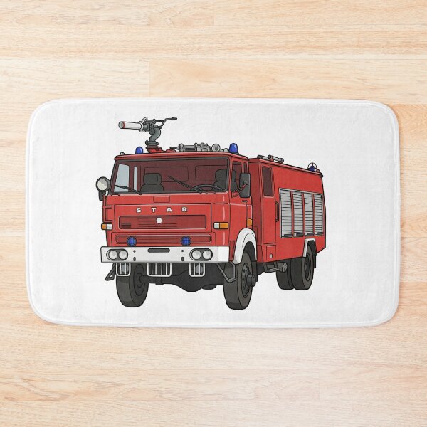 Item preview, Fire Truck Star 244 designed and sold by ReganDesigns.