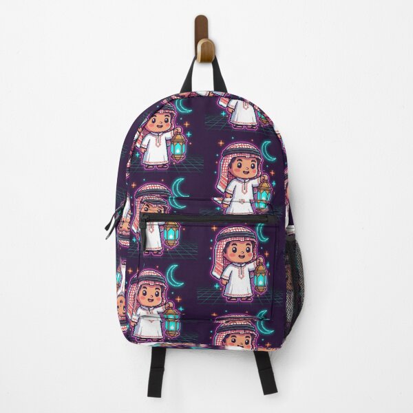 Item preview, Cute Pixel Art Ramadan Boy - Neon Lantern designed and sold by RonyMady.