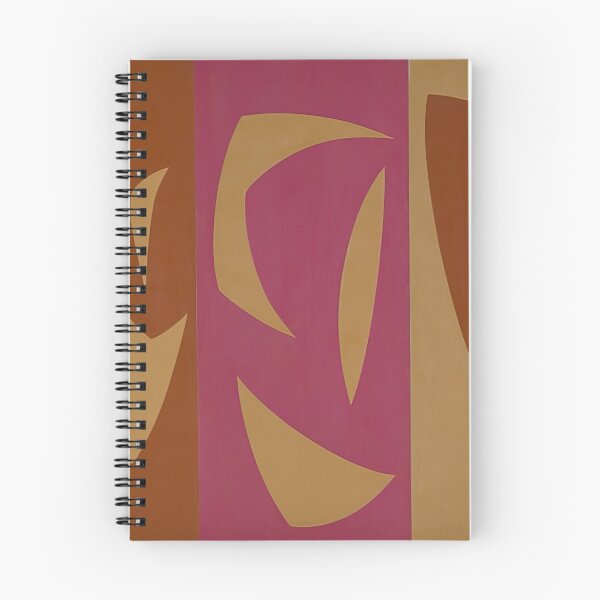 Item preview, Triptyque ocre-violet-rouge By Fernand Leduc designed and sold by erinkavanagh.