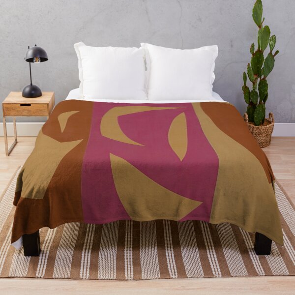 Item preview, Triptyque ocre-violet-rouge By Fernand Leduc designed and sold by erinkavanagh.