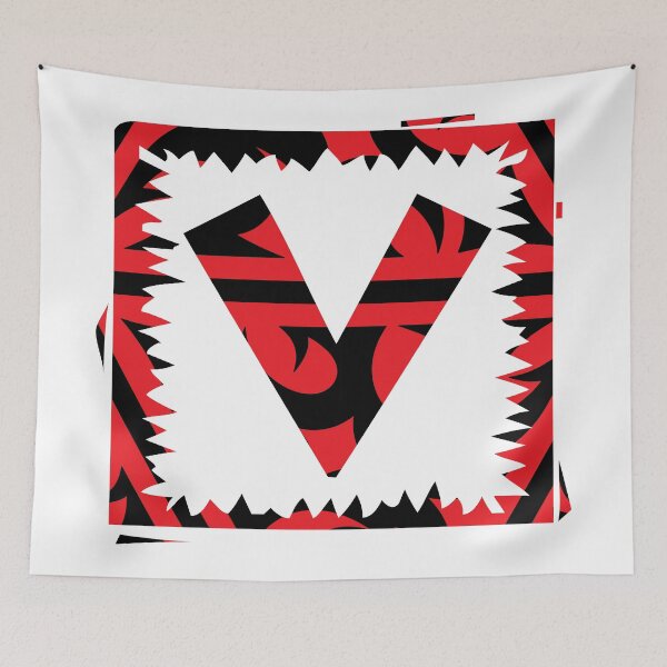 Item preview, Alphabets Doodle - Jagged Color | ZMYCYC 5 designed and sold by MyStickersCove.