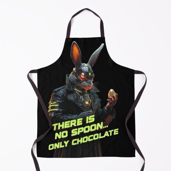 Item preview, Cyberpunk Rabbit with Chocolate Egg designed and sold by newvisionart191.