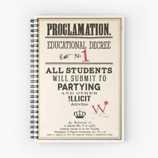 Item preview, Proclamation Educational Decree designed and sold by ShokoLaPatata.