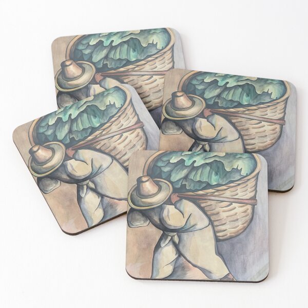 Item preview, EL CARGADOR DE HOJAS DE PLATANO 1953 By Diego Rivera designed and sold by erinkavanagh.