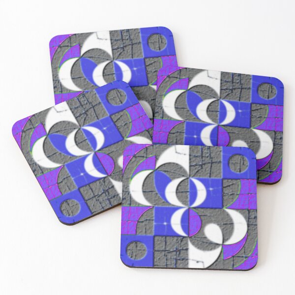 Item preview, numbers dark electrize 3 colourful geometric abstract design designed and sold by SmashingDeals.