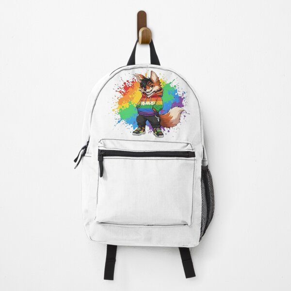 Item preview, Renard Rainbow Graffiti Fox Illustration designed and sold by EchoPrint Co..