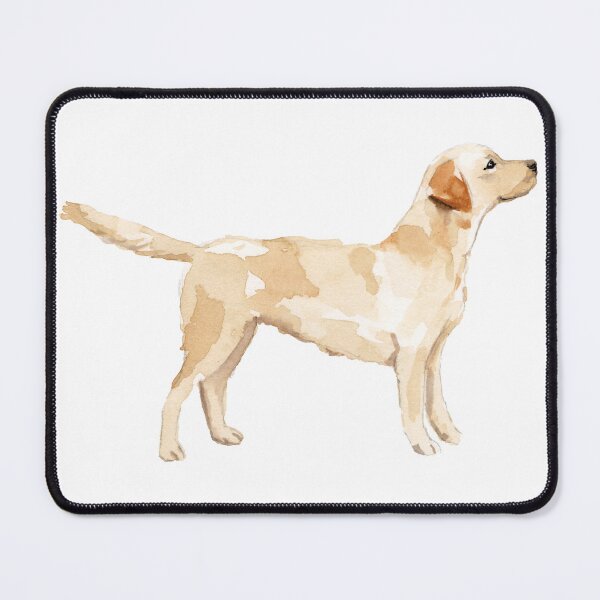 Item preview, Yellow Lab Silhouette Watercolor designed and sold by emrdesigns.
