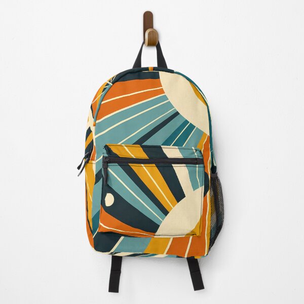 Item preview, Geometric Sun and Moon Rays Retro Space Design designed and sold by InkSmithery.