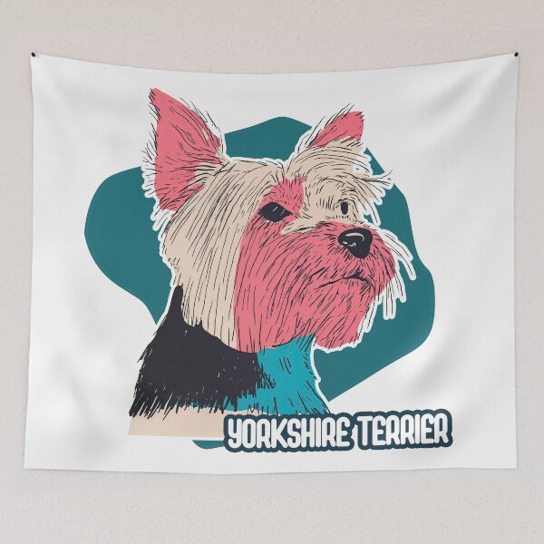 Item preview, Yorkshire Terrier – Bold Breed Illustration designed and sold by ForeverPrintsOK.