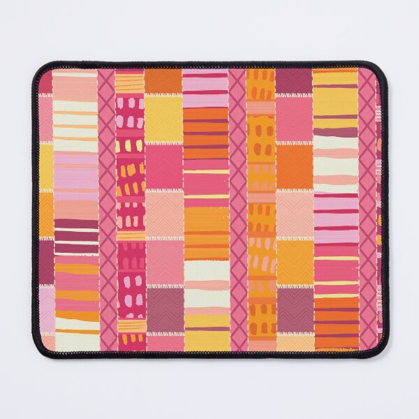 Item preview, Sketchbook Marks | Textured | Multicoloured Stripes | Bright Bohemian designed and sold by Annette Chabidon Studio.