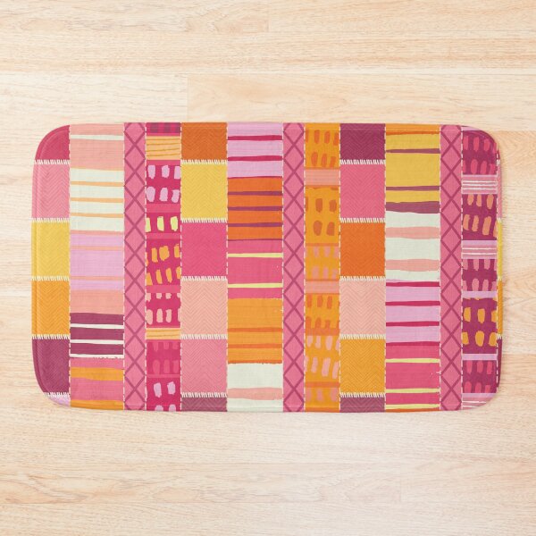 Item preview, Sketchbook Marks | Textured | Multicoloured Stripes | Bright Bohemian designed and sold by Annette Chabidon Studio.