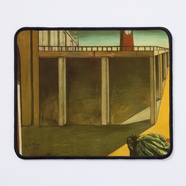 Item preview, GARE MONTPARNASSE THE MELANCHOLY OF DEPARTURE 1914 By Giorgio de Chirico designed and sold by erinkavanagh.