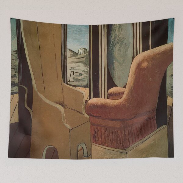 Item preview, FURNITURE IN THE VALLEY By Giorgio de Chirico designed and sold by erinkavanagh.