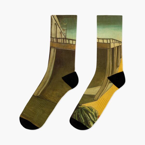 Item preview, GARE MONTPARNASSE THE MELANCHOLY OF DEPARTURE 1914 By Giorgio de Chirico designed and sold by erinkavanagh.