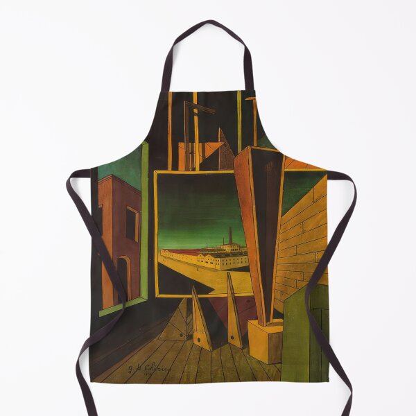 Item preview, GEOMETRIC COMPOSITION WITH FACTORY LANDSCAPE 1917 By Giorgio de Chirico designed and sold by erinkavanagh.