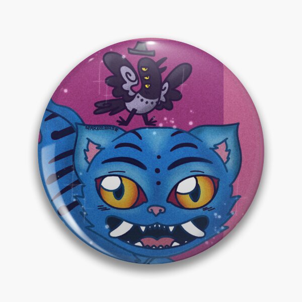 Item preview, The blue tiger and the three-eyed magpie designed and sold by Sparklingdreamz.