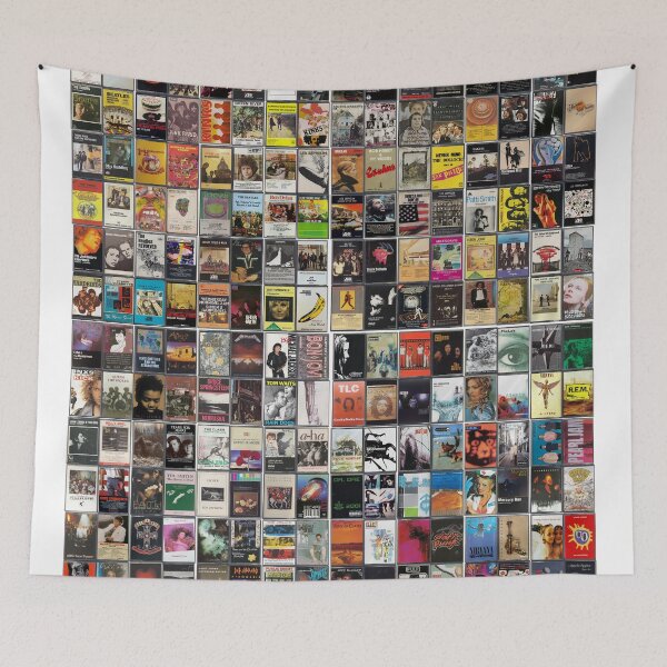 Item preview, Ultimate Music Cassette Print: Greatest Music Albums of All Time designed and sold by Mr Mustard Prints.