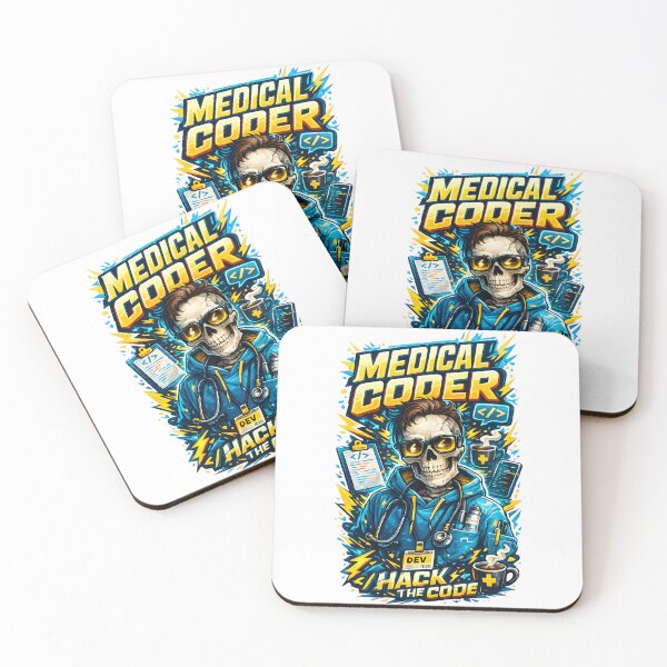 Item preview, Medical Coder – Hack the Code Healthcare Tech Design designed and sold by ClinicalHubs.