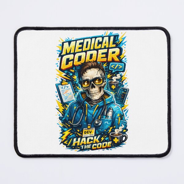 Item preview, Medical Coder – Hack the Code Healthcare Tech Design designed and sold by ClinicalHubs.