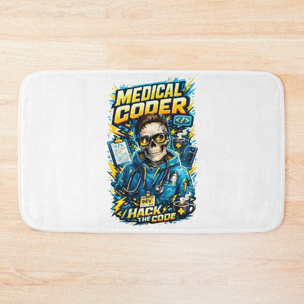 Item preview, Medical Coder – Hack the Code Healthcare Tech Design designed and sold by ClinicalHubs.