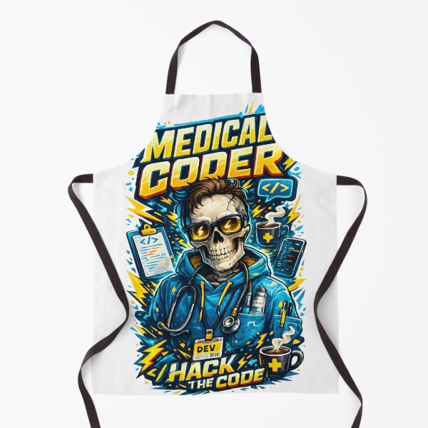 Item preview, Medical Coder – Hack the Code Healthcare Tech Design designed and sold by ClinicalHubs.