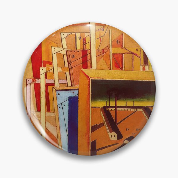 Item preview, METAPHYSICAL INTERIOR OF STUDIO 1948 By Giorgio de Chirico designed and sold by erinkavanagh.