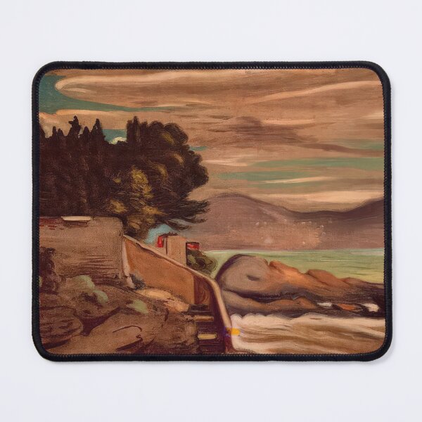 Item preview, LANDSCAPE NEAR GENOVA By Giorgio de Chirico designed and sold by erinkavanagh.