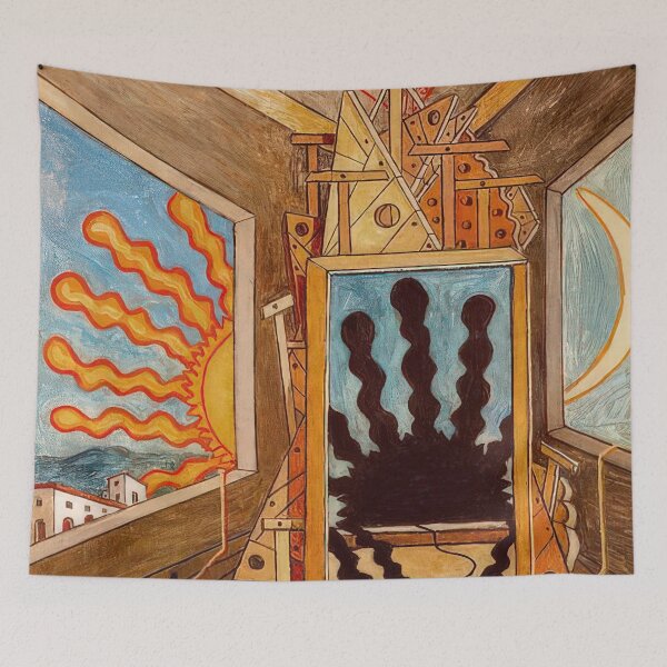 Item preview, METAPHYSICAL INTERIOR WITH SUN WHICH DIES 1971 By Giorgio de Chirico designed and sold by erinkavanagh.