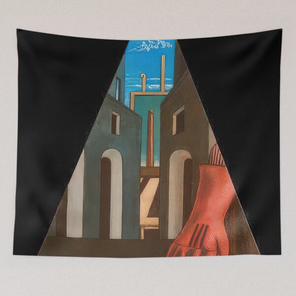 Item preview, METAPHYSICAL TRIANGLE 1958 By Giorgio de Chirico designed and sold by erinkavanagh.