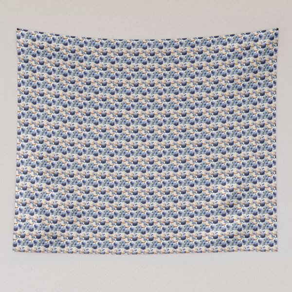 Item preview, Blueberry Macaron Pattern designed and sold by LouieVanille.