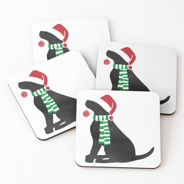 Item preview, Christmas Black Lab Holiday Dog designed and sold by emrdesigns.