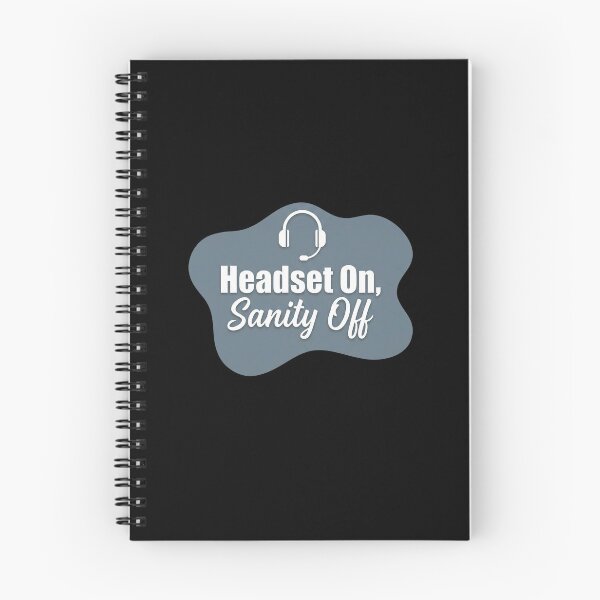Item preview, headset on sanity off | 911 Dispatcher designed and sold by SocialStaticz.