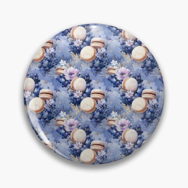 Item preview, Blueberry Macaron Pattern designed and sold by LouieVanille.