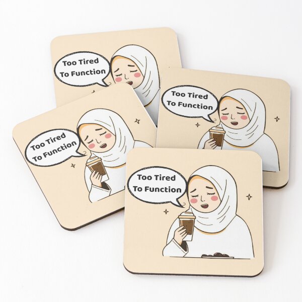 Item preview, Too Tired to Function – Ramadan Edition design designed and sold by FredyDesignHub.