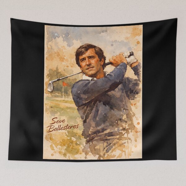 Item preview, Seve Ballesteros designed and sold by Sarcastic designs.