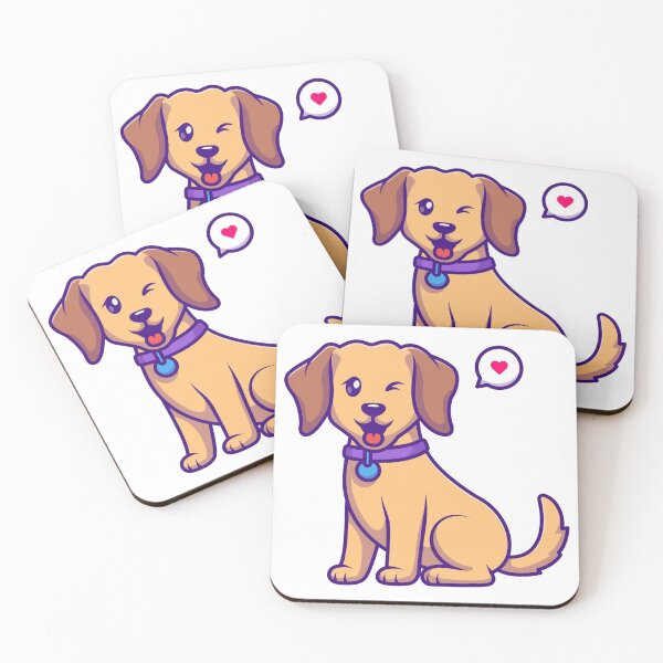 Item preview, Cute Winking Cartoon Puppy Dog designed and sold by StreetVibe-IND.