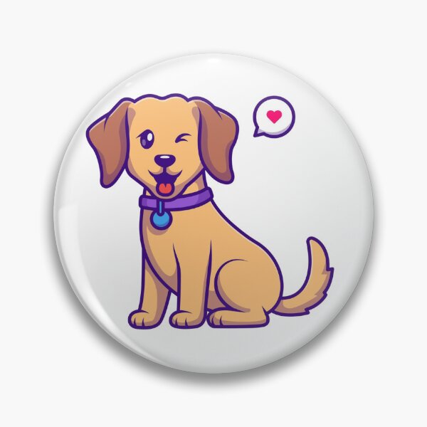 Item preview, Cute Winking Cartoon Puppy Dog designed and sold by StreetVibe-IND.