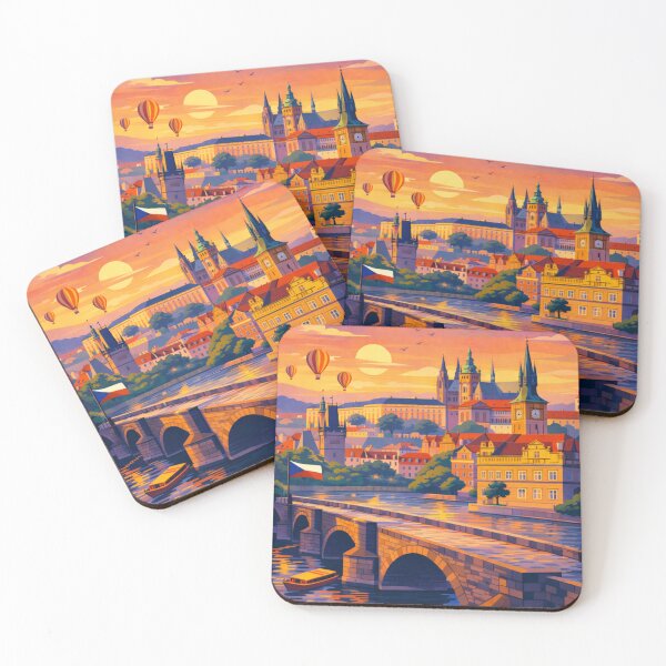 Item preview, Prague Travel Poster designed and sold by MatthewHeights.