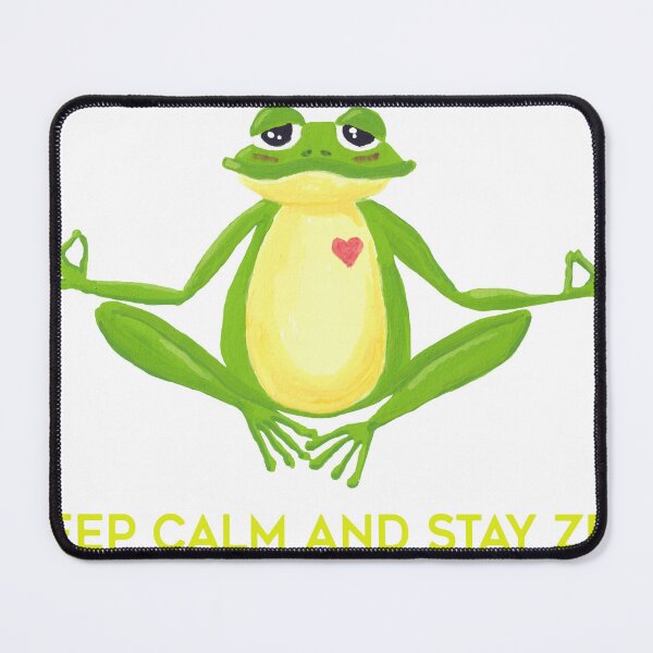 Item preview, Zen frog designed and sold by jeepereiraillustration.
