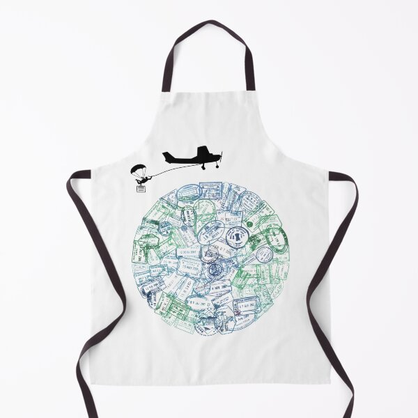 Item preview, Passport Stamps Addict Retro World Traveler designed and sold by Blok45.
