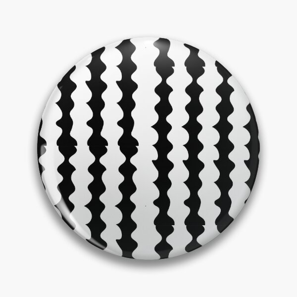 Item preview, Optical Illusion Pattern. Vector Black and white Wavy Vertical Stripes abstract striped illusion designed and sold by AtonuHaque.