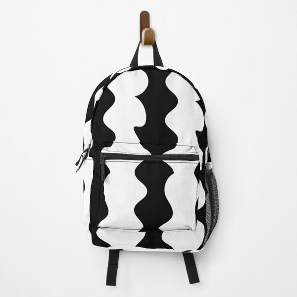 Item preview, Optical Illusion Pattern. Vector Black and white Wavy Vertical Stripes abstract striped illusion designed and sold by AtonuHaque.