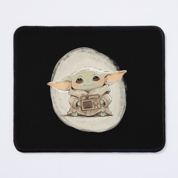 Item preview, BABY YODA WITH RADIO designed and sold by LIS AND MELIVERSO.