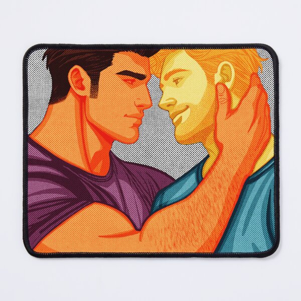 Item preview, The Kiss– Gay Pop Art Poster designed and sold by Object of Reference Designs.