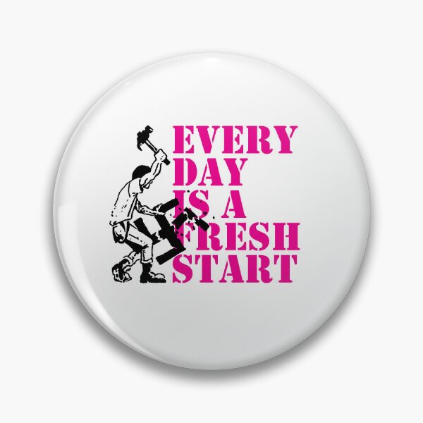 Item preview, Every day is a fresh start (antifa) designed and sold by remerasnerdas.