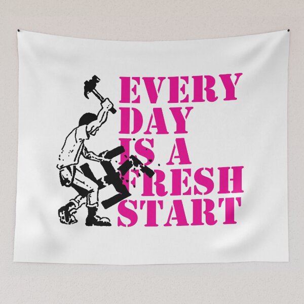 Item preview, Every day is a fresh start (antifa) designed and sold by remerasnerdas.