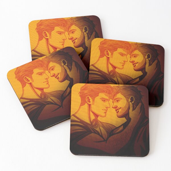 Item preview, The Kiss– Gay Pop Art Poster- Sunset designed and sold by Object of Reference Designs.