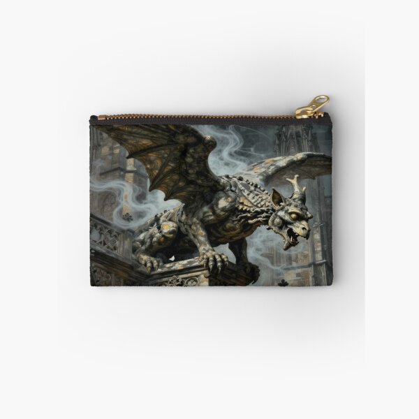 Item preview, Gothic Gargoyle Art in Mystic Fog and Dark Cathedral Mood designed and sold by FotoworldEdel.