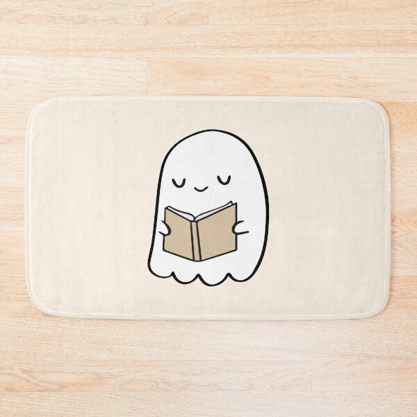 Item preview, Cute Ghost Reading Book – Cozy Bookworm Illustration designed and sold by Cannaxes Studio.