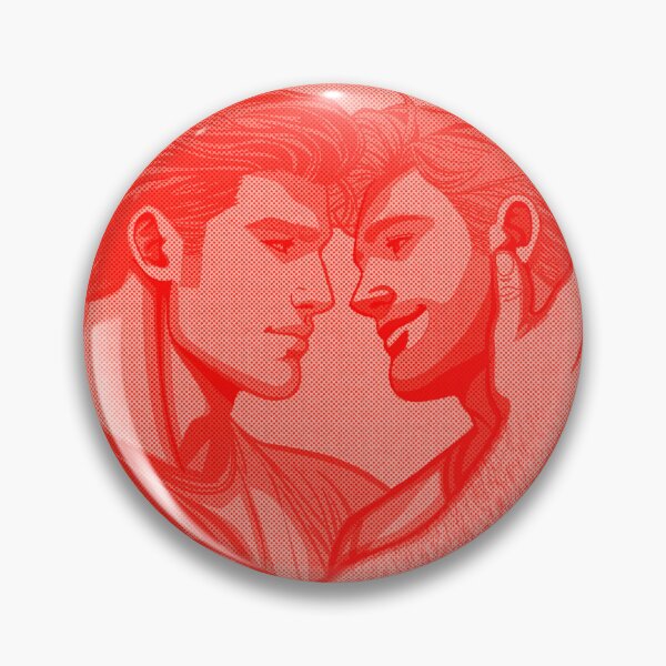 Item preview, The Kiss– Gay Pop Art Poster - In Pink designed and sold by Object of Reference Designs.